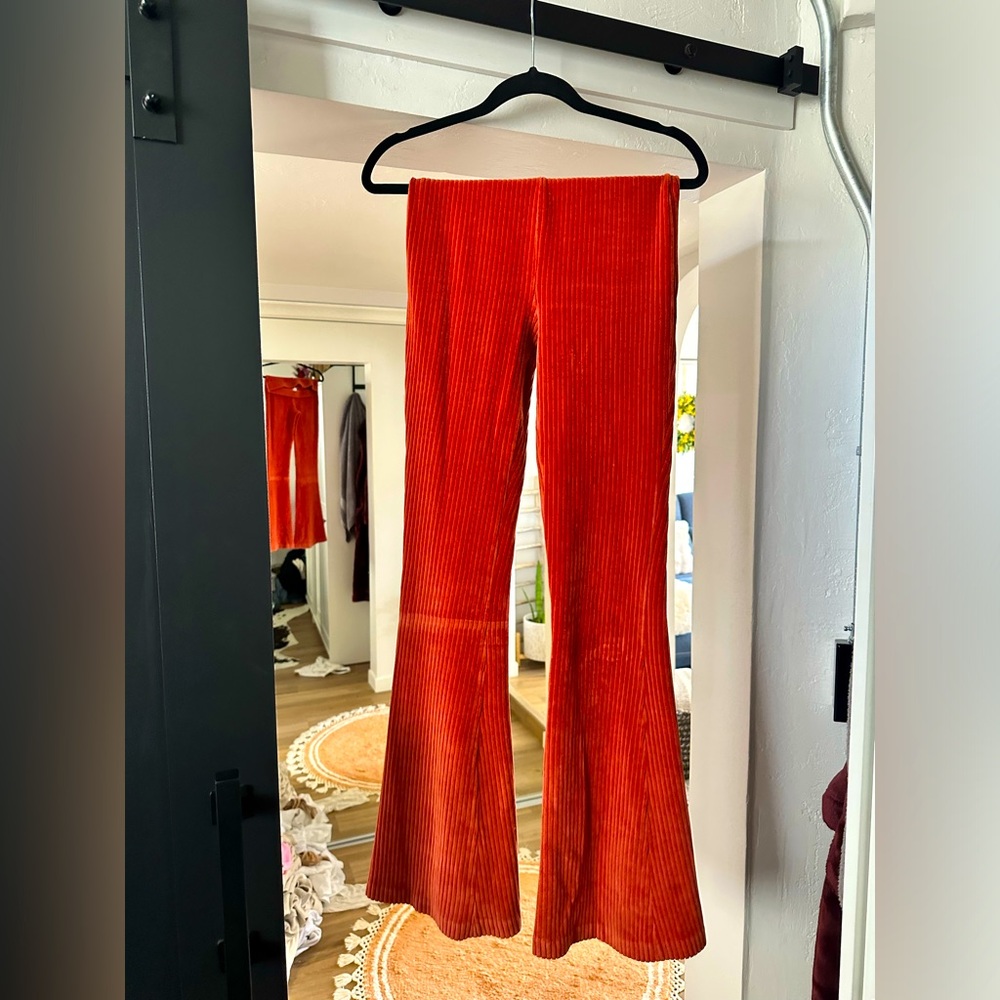 Velvet bell bottom